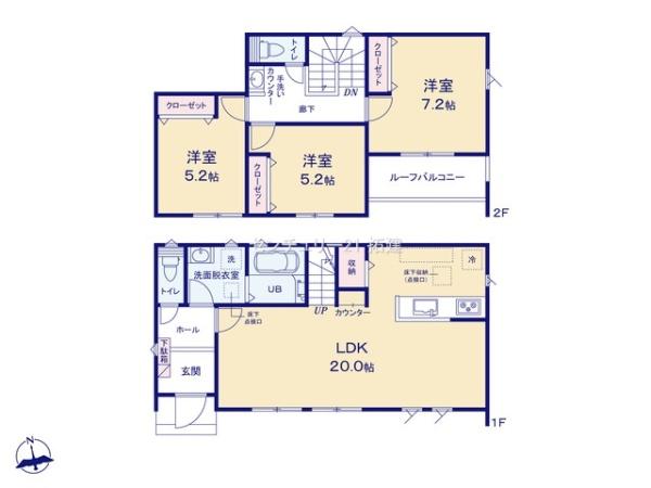 木更津市万石新築住宅・2号棟