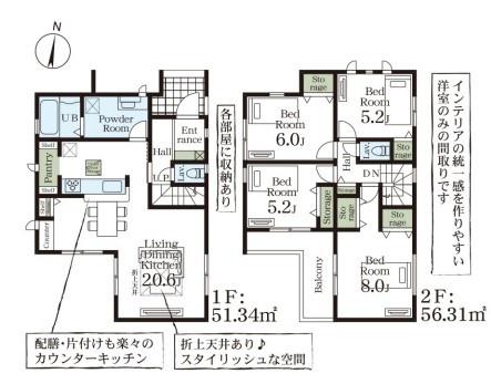 木更津市祇園新築住宅・1号棟