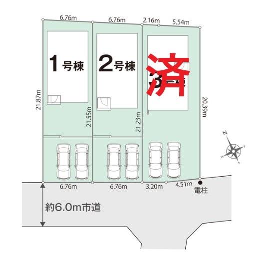 袖ケ浦市長浦駅前新築住宅・2号棟