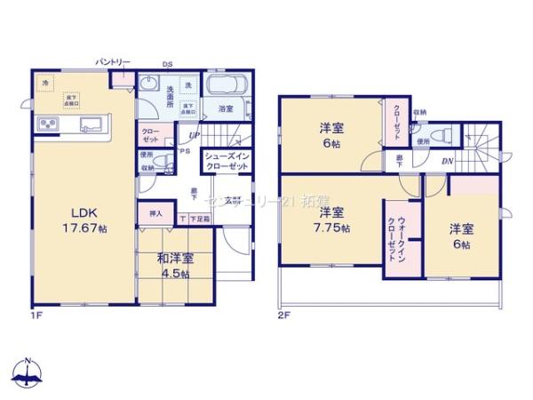 木更津市牛込新築住宅・2号棟
