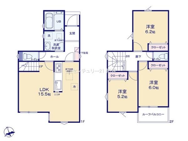 袖ケ浦市長浦駅前1丁目新築住宅・2号棟