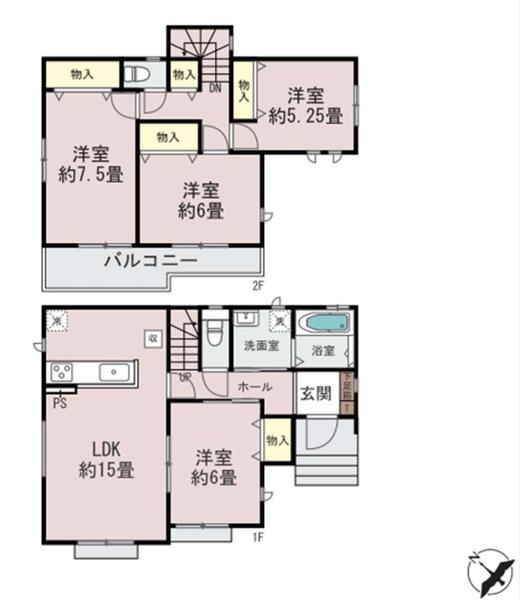 市原市東国分寺台新築住宅・B号棟