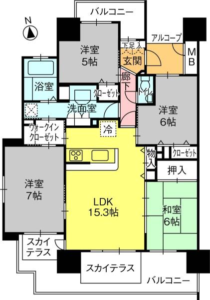 ロイヤルガーデン上之町　１０階