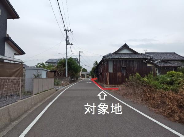 綾歌郡綾川町滝宮の土地(前面道路含む現地写真)