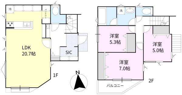 小平市天神町１丁目の新築一戸建