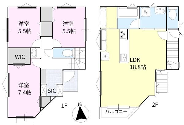 小平市天神町１丁目の新築一戸建