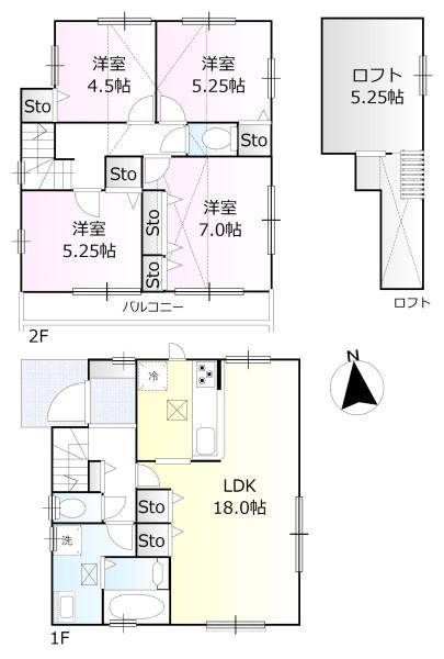 小平市花小金井４丁目の新築一戸建