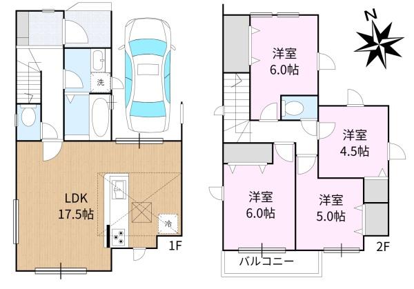 小平市天神町１丁目の新築一戸建