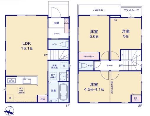 東久留米市野火止3丁目の新築一戸建