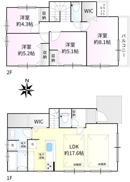 小平市花小金井８丁目の新築一戸建