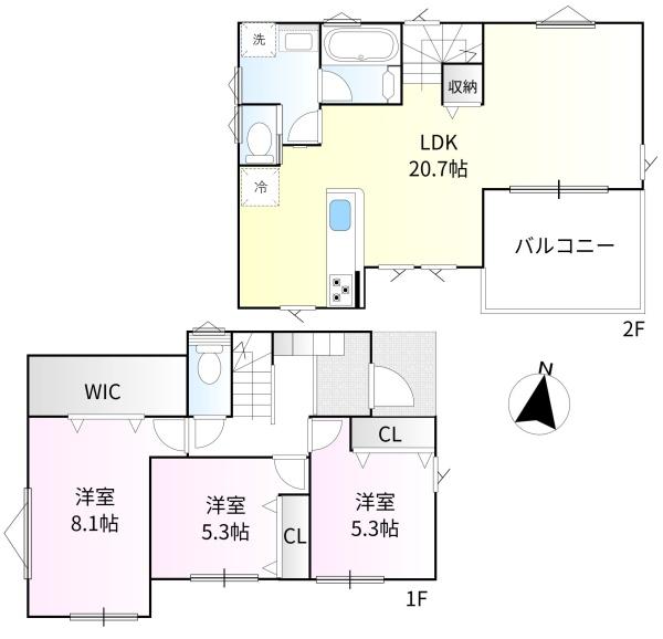 清瀬市下清戸３丁目の売土地