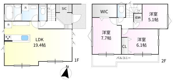 清瀬市下清戸３丁目の新築一戸建