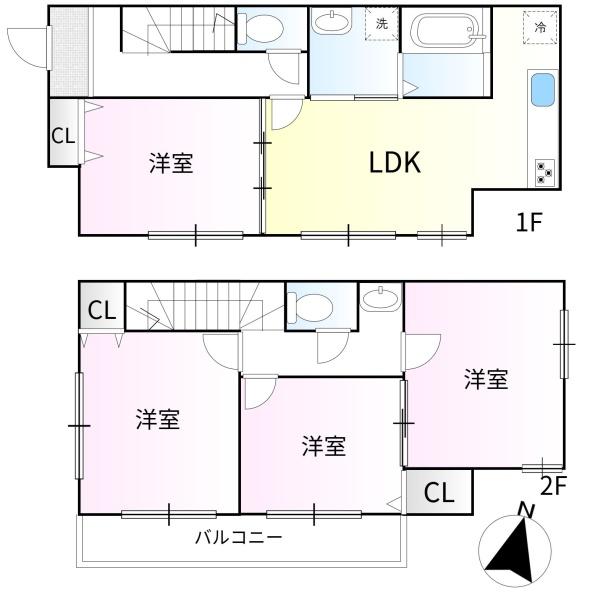 東久留米市下里５丁目の中古一戸建