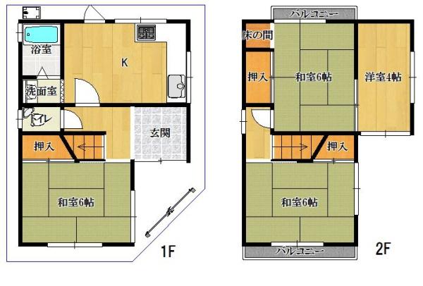 寝屋川市石津南町の中古一戸建