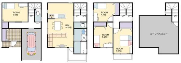 東大阪市岩田町１丁目の新築一戸建