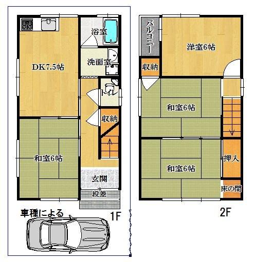 門真市三ツ島５丁目の中古一戸建