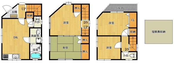 八尾市西木の本１丁目の中古一戸建