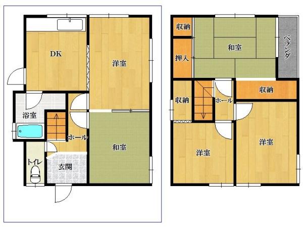 柏原市法善寺４丁目の中古一戸建
