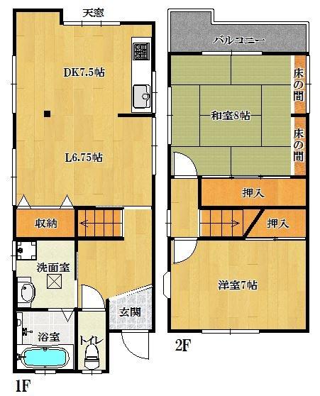 松原市新堂２丁目の中古一戸建て