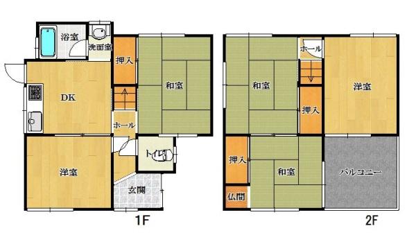 柏原市法善寺３丁目の中古一戸建て