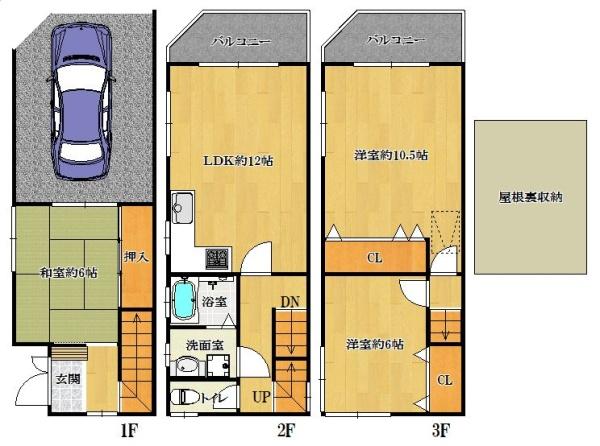 松原市河合３丁目の中古一戸建て