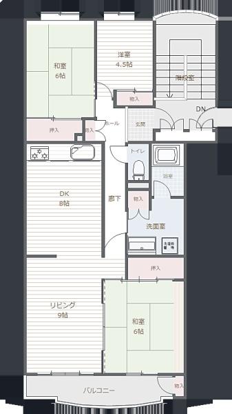 秦野南が丘さつき東住宅2208棟