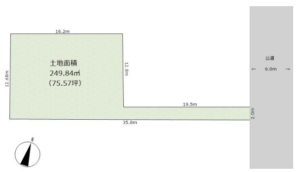 足柄上郡中井町北田の売土地