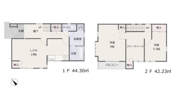 小田原市国府津の中古一戸建