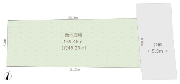 中郡二宮町百合が丘３丁目の売土地