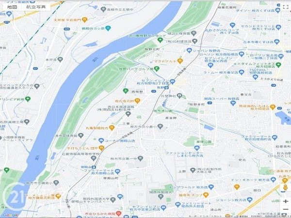 枚方市三栗２丁目の土地
