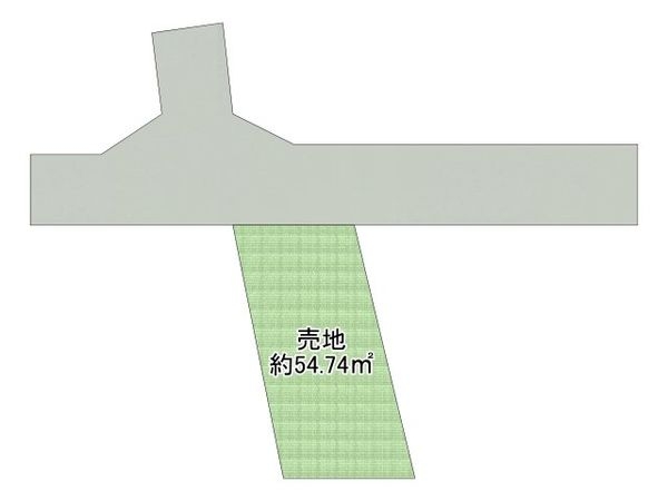 寝屋川市河北西町　建築条件無し土地