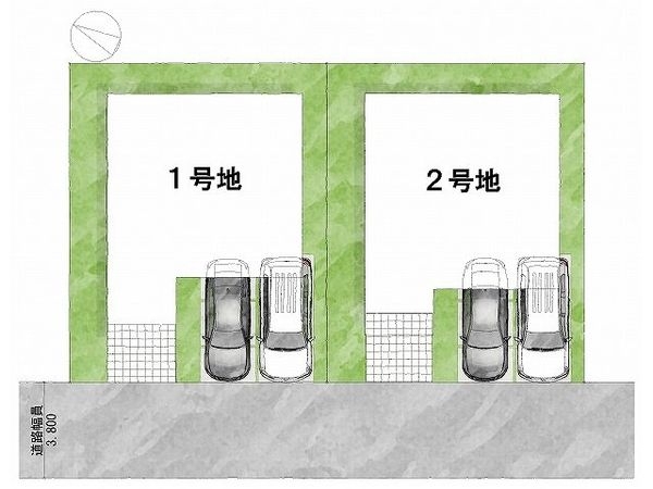 枚方市星丘２丁目　建築条件付き土地　１号地