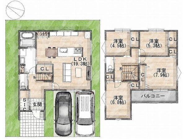 枚方市星丘２丁目　建築条件付き土地　２号地