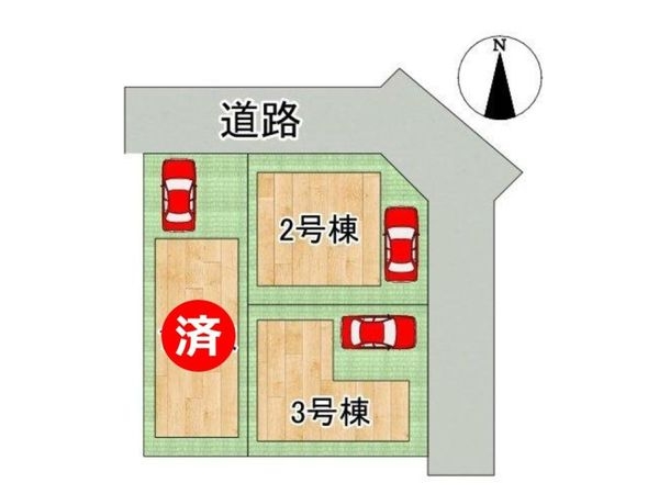枚方市招提中町２丁目　新築一戸建て　第３　２号棟