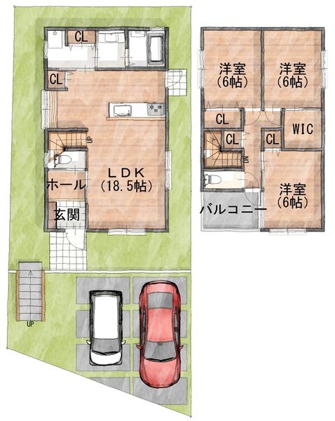 寝屋川市末広町　建築条件付き土地　１号地