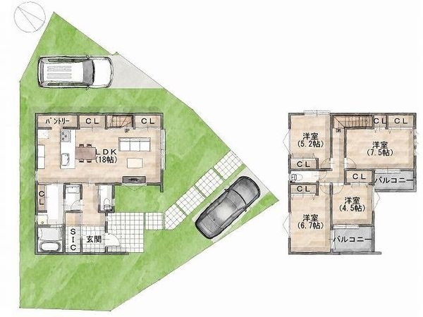 枚方市藤田町　新築一戸建て　全1区画