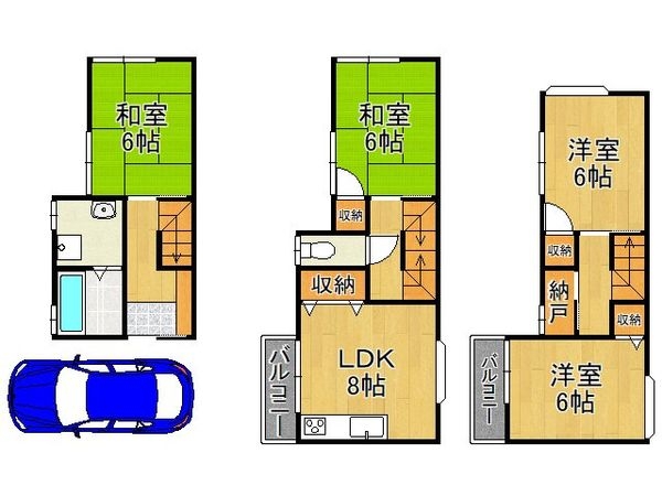 枚方市村野東町　中古一戸建て