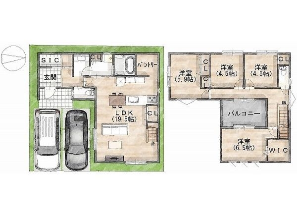 寝屋川市平池町　建築条件付き土地　４号地
