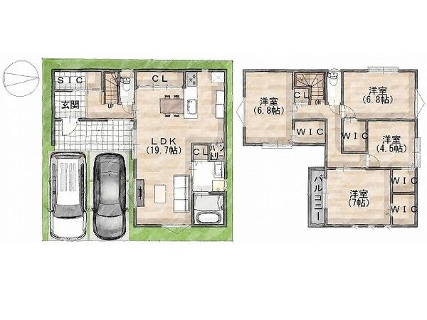 寝屋川市平池町　建築条件付き土地　３号地