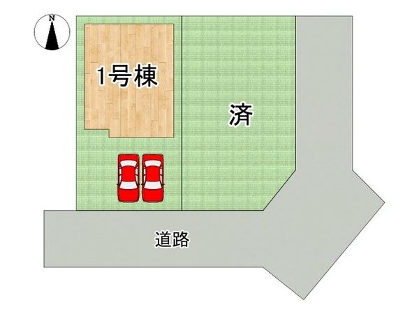 枚方市招提中町２丁目　新築一戸建て　第５　全２区画　１号棟