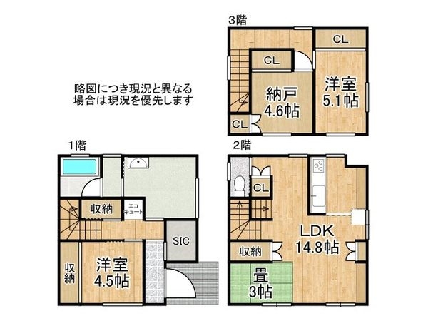 寝屋川市小路北町の中古一戸建て