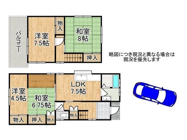 交野市私市１丁目　中古一戸建て