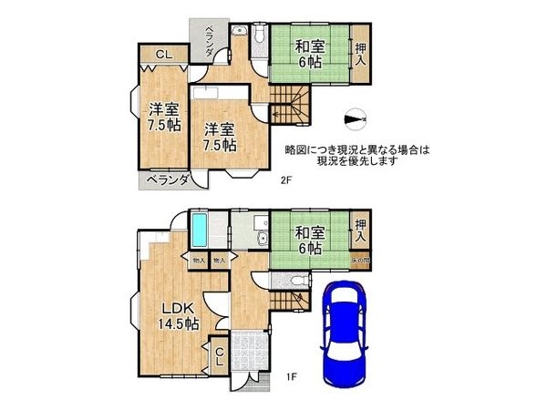 交野市私部２丁目　中古一戸建て