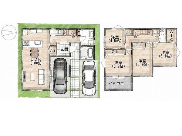 FrontierGardens　寝屋川市平池町　新築一戸…
