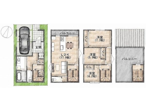 FrontierGardens　神戸市東灘区本山中町４丁…