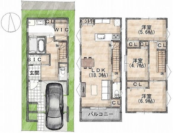 神戸市中央区東川崎町5丁目　建築条件付き土地　全１区画