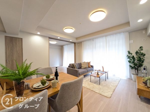 ジークレフ御影山手緑楓館 中古マンション(リビング)