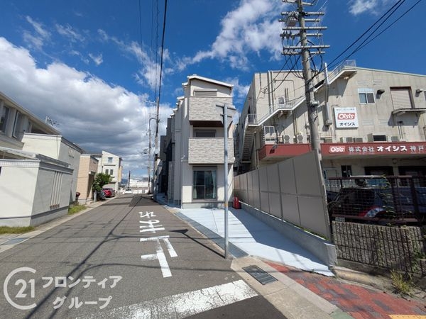 神戸市兵庫区浜中町1丁目 新築一戸建て A号地(前面道路含む現地写真)