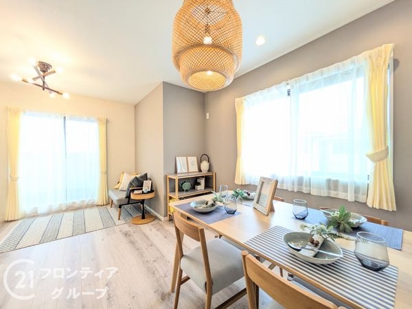 神戸市兵庫区浜中町1丁目 新築一戸建て A号地(リビング)