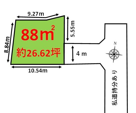 糸島市有田字小松原土地